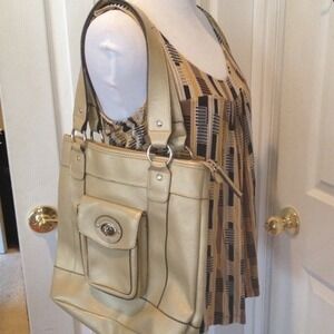 Emilie M gold handbag